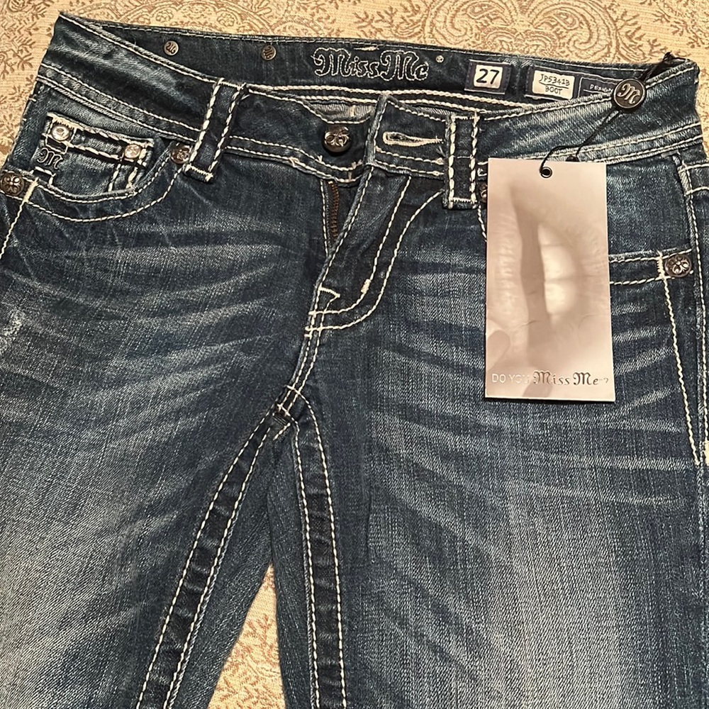 NWT Miss Me Jeans boot cut size 27